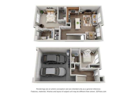 Tuscany floor plan at Montiavo, California