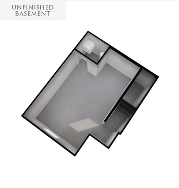 3D floorplan of an apartment unit