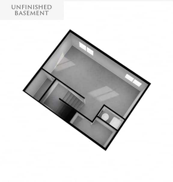 3D floorplan of an apartment unit