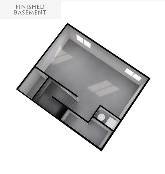 3D floorplan of an apartment unit