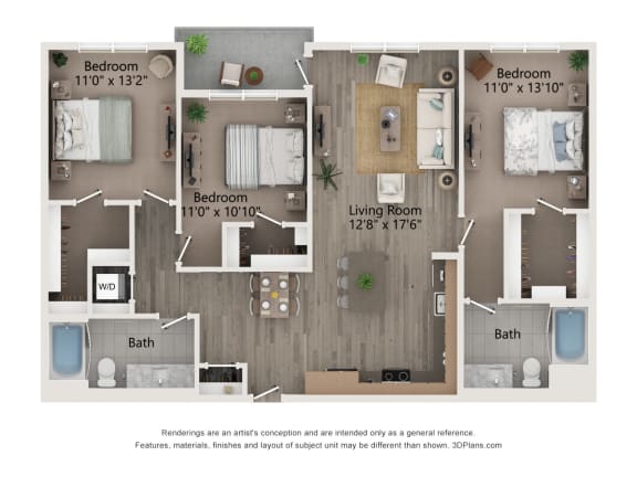 Three Bedroom