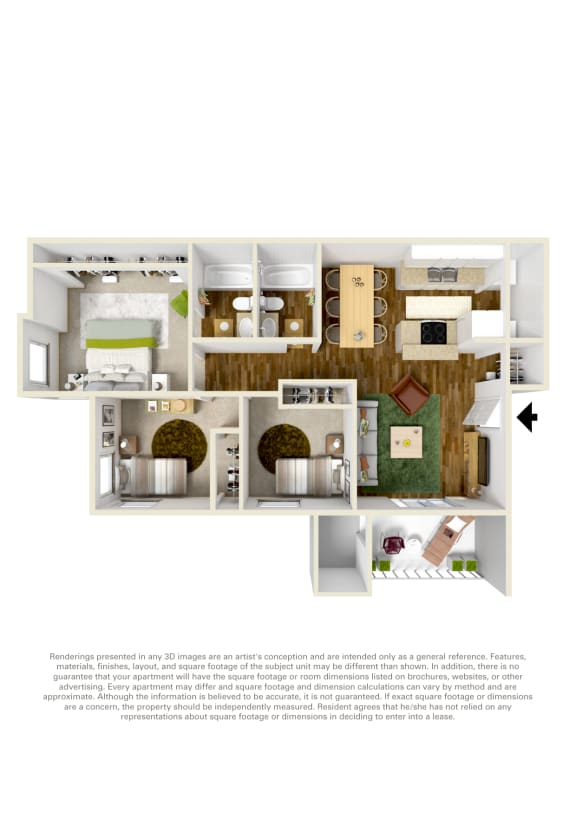 Canyon Creek 3 bed 2 bath