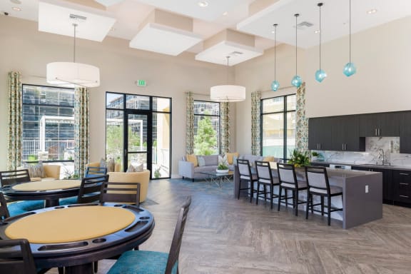 Clubhouse & Social Room with Kitchen  at Salerno, Chula Vista, California