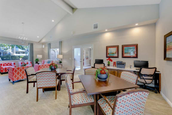 Clubhouse area  at Adagio, La Mesa, California