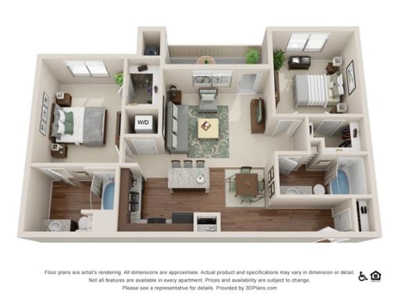 Two bedroom Two bathroom