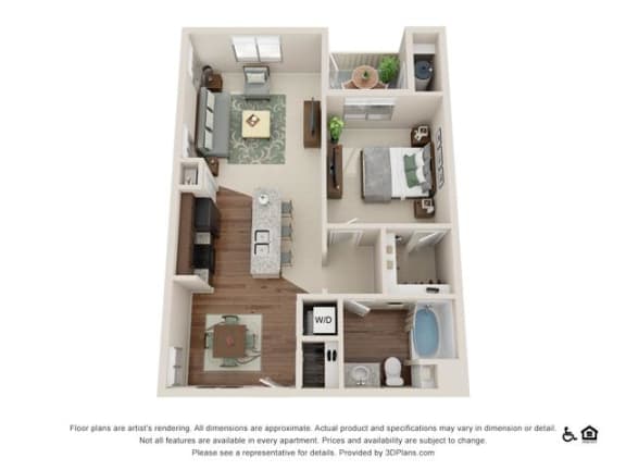 One bedroom one bathroom