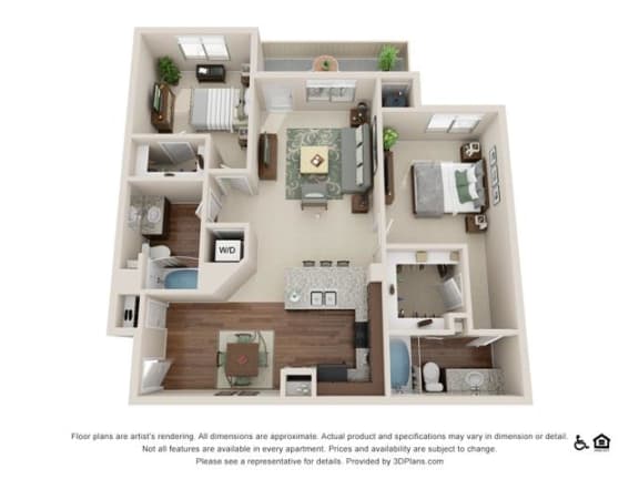 Two bedroom Two bathroom