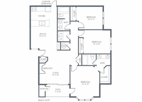 the Belford- Upgraded floor plan.