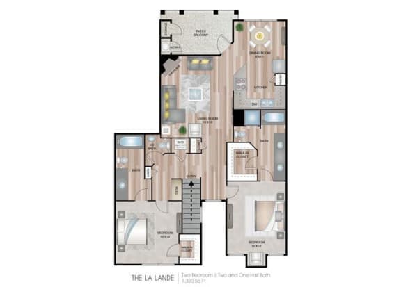 La Lande Floor Plan La Lande Floor Plan at Briargate on Main, Parker, 80134