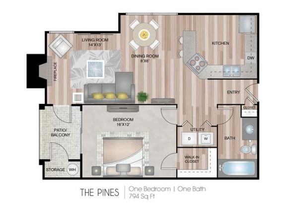Pines Floor Plan Pines Floor Plan at Briargate on Main, Parker, CO