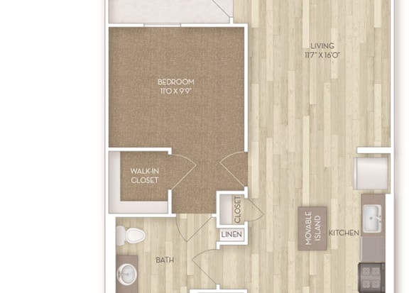 One bedroom one bathroom