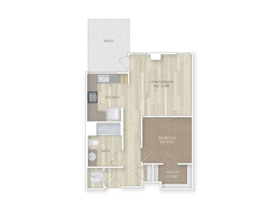 One bedroom one bathroom