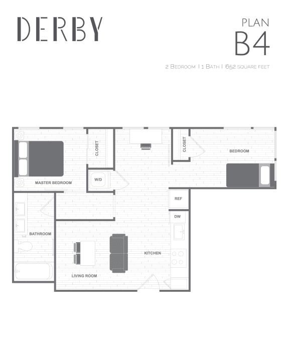 Floor Plan  a floor plan of a bedroom floor plan ideal for roommates