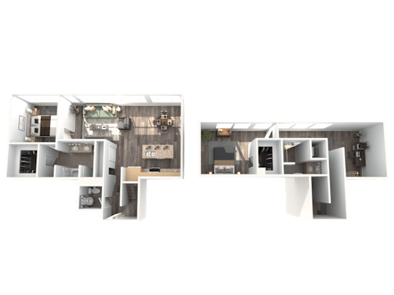 E11 Floor Plan at 1600 Glenarm Place, Colorado, 80202