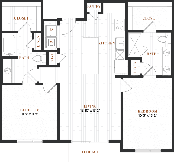 two bedroom