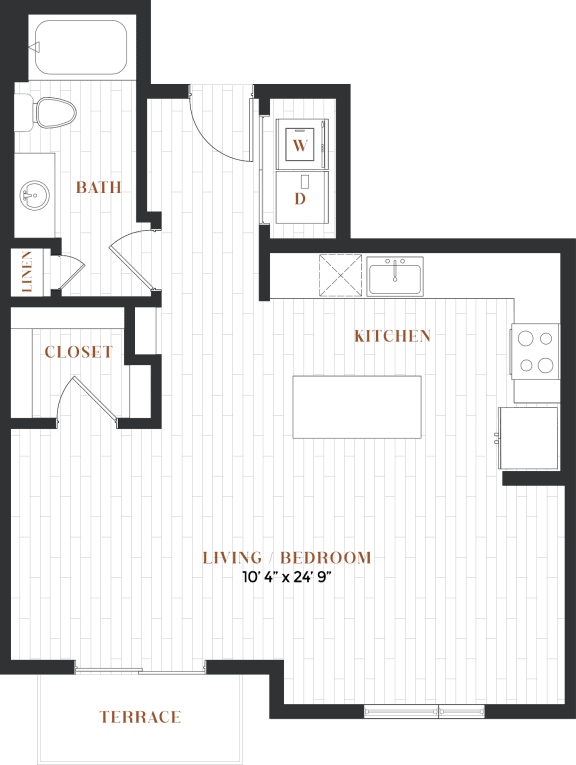 a floor plan of a house with bedrooms and a kitchen and a living room
