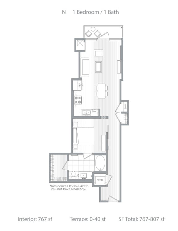 N 1 bedroom 1 bath at Stanza Little Italy, San Diego, CA