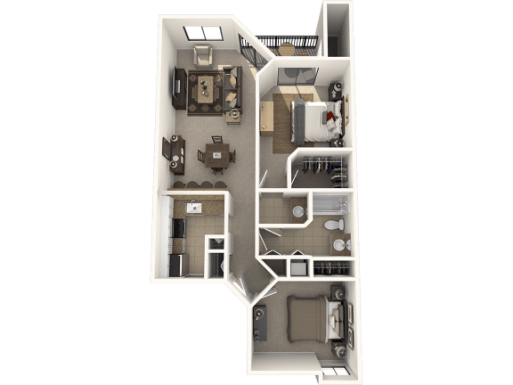 a floor plan of a house