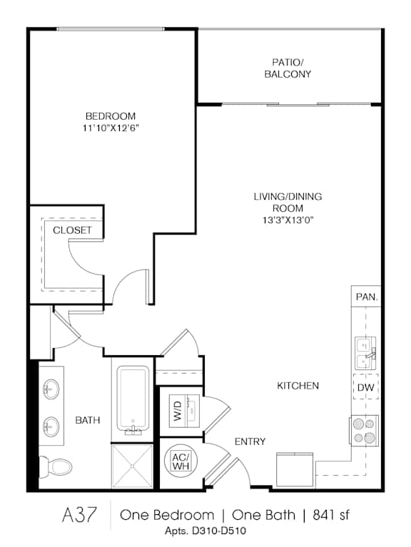 A37 Floorplan at Grey House, Texas, 77027