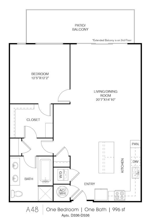 Floor Plan  A48 Floorplan at Grey House, Texas, 77027