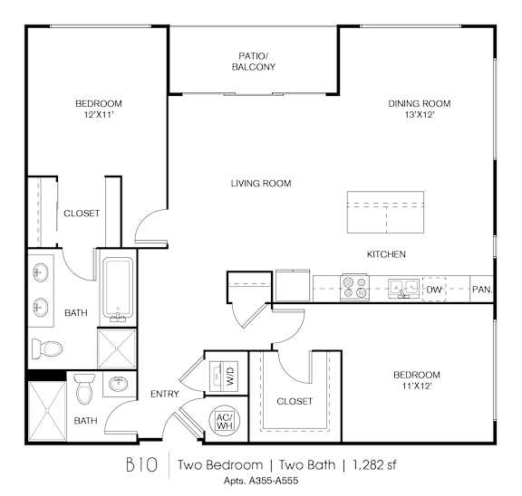Floor Plan  B10 Floorplan at Grey House, Houston, Texas