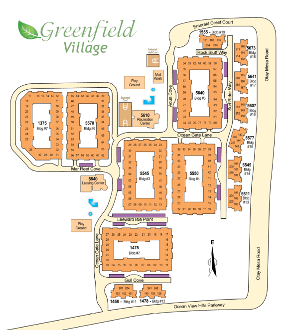 Sitemap of the greenfield village