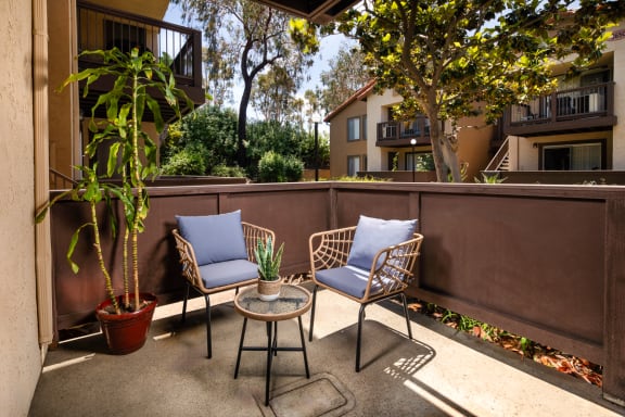 Patio at Bella Terra, Vista, CA
