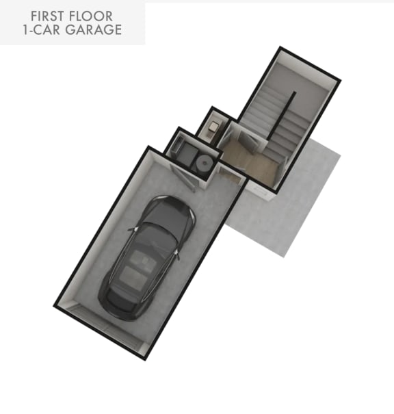 a diagram of a car parked in a parking garage