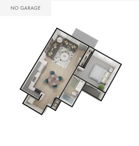 two bedroom floor plan  apartments for rent  no garage
