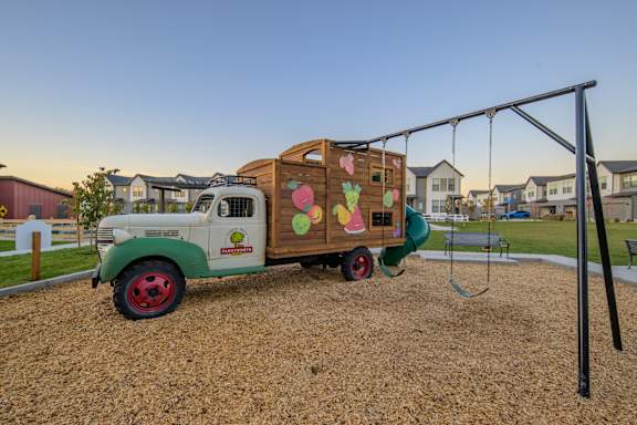 A playground at The Orchard Townhomes, Utah