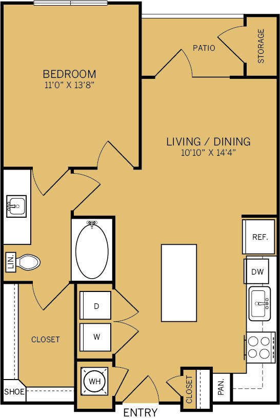 a floor plan of a two story house with a bedroom and a living room