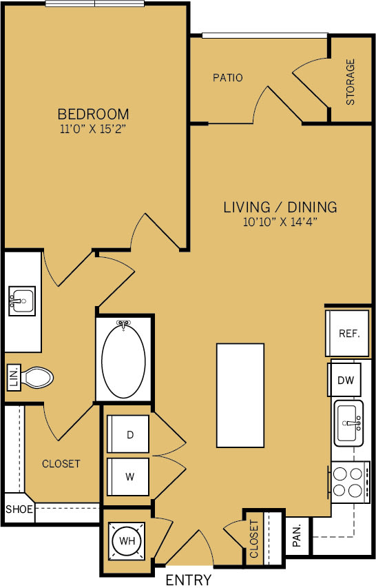 a floor plan of a two story house with a bedroom and a living room