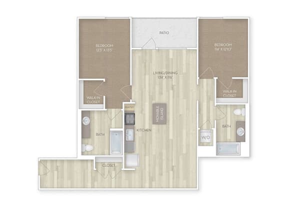 Two bedroom Two bathroom