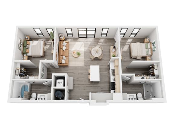 a556  3 bedroom floor plan  208