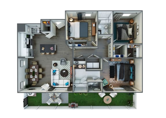 Stardust Floor Plan Stardust Floor Plan at Moderne at Centennial, North Las Vegas