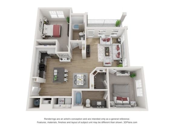 Floor Plan  a floor plan of a house with a courtyard