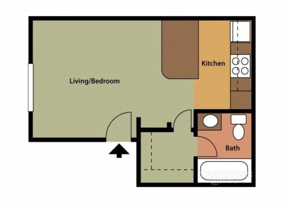 Studio floor plan