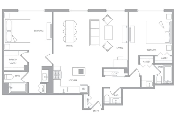 b20b Floor Plan b20b Floor Plan at Nob Hill Tower, San Francisco