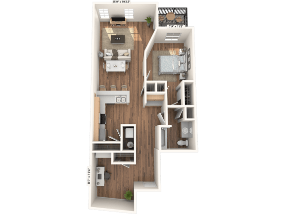 Two Bedroom Two Bedroom
