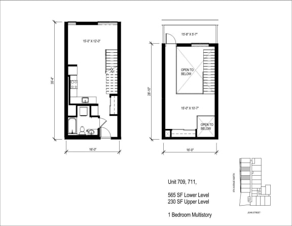 a floor plan of a house with different floors