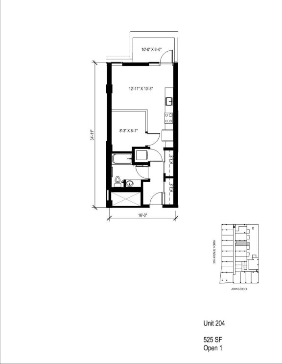 a floor plan of a house with a open floor plan