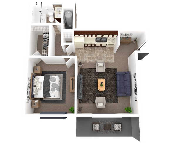 one bedroom one bathroom