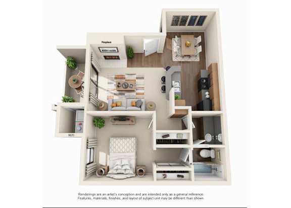 1 bedroom Classic | One bedroom One bathroom