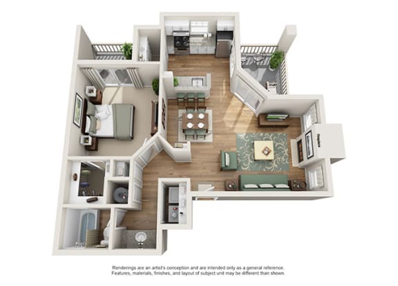 Verdant Apartment Homes - 1 Bedroom 1 Bath Apartment Verdant Apartment Homes - 1 Bedroom 1 Bath Apartment