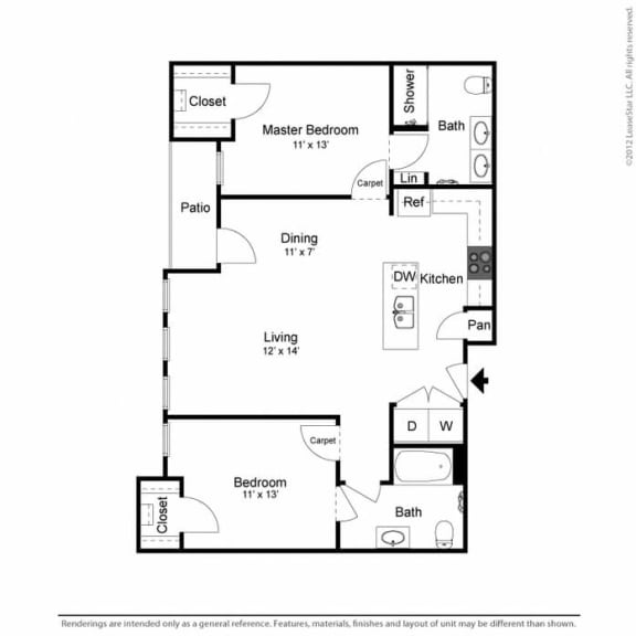 B3 floor plan 3D