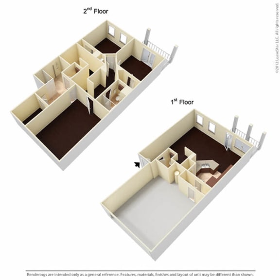 TH3 floor plan 3D