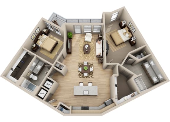 B6 floor plan.