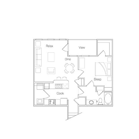 A-1 upper Floor plan