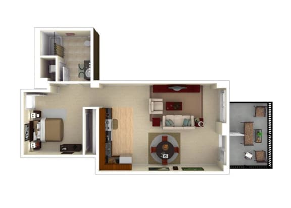 11CLM floor plan at The Wyatt, Portland, 97209