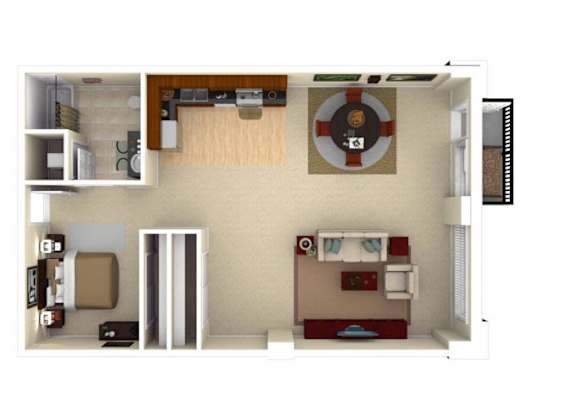 11CLU Floor plan. at The Wyatt, Oregon, 97209